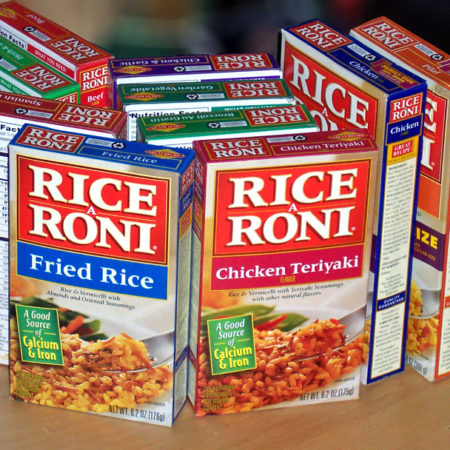 Boxes of Rice-A-Roni